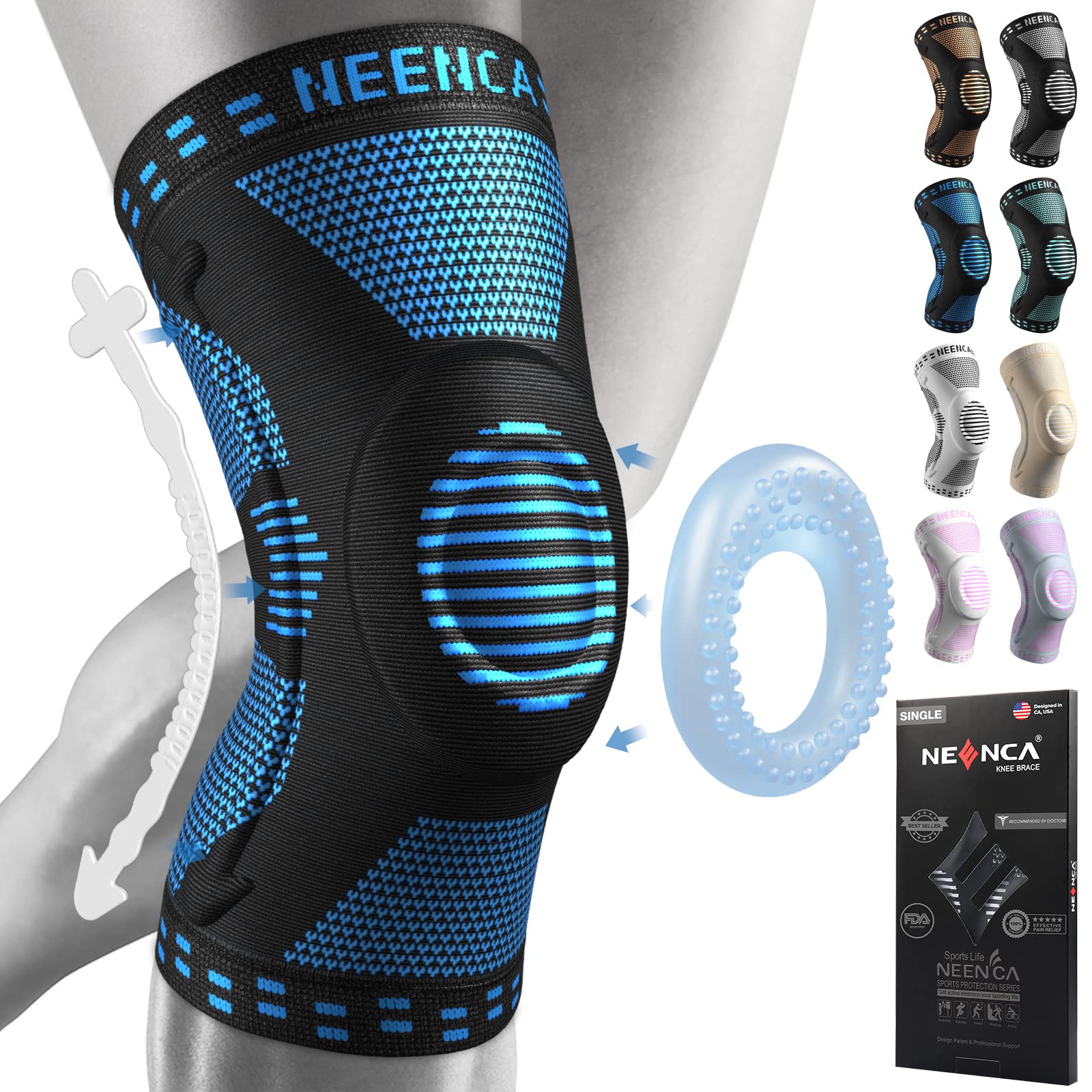 NEENCA Knee Brace View 1